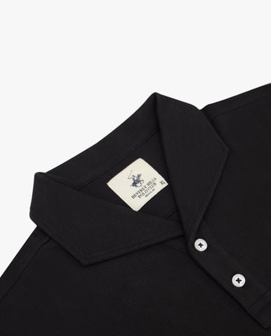  BEVERLY HILLS POLO CLUB - Áo polo nam cổ bẻ tay ngắn viền sọc 