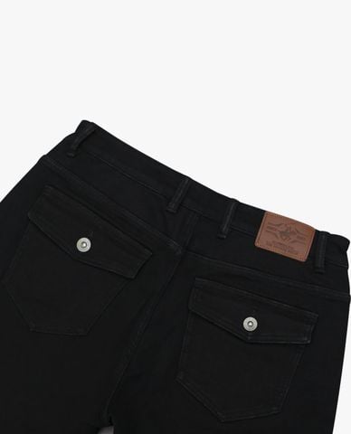  BEVERLY HILLS POLO CLUB - Quần short jeans nam thêu logo 