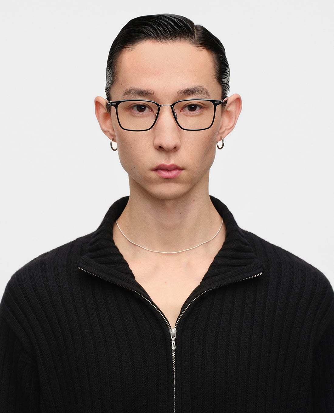 MUJOSH - Gọng kính unisex chữ nhật bản mảnh