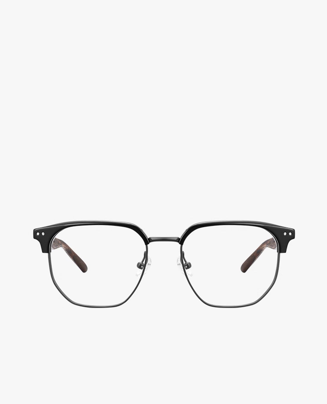 MUJOSH - Gọng kính đa giác unisex nửa viền