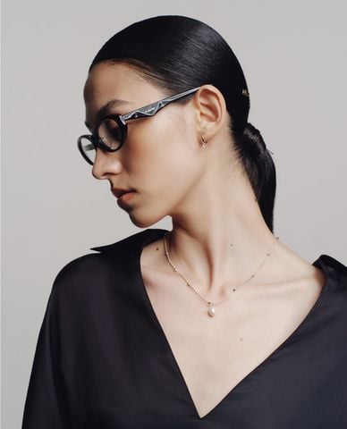  MUJOSH - Gọng kính oval unisex thời trang 