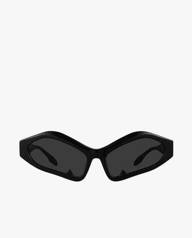  MUJOSH - Kính mát unisex gọng mắt mèo bản dày 