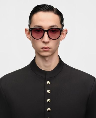  MUJOSH - Kính mát unisex gọng tròn thời trang 