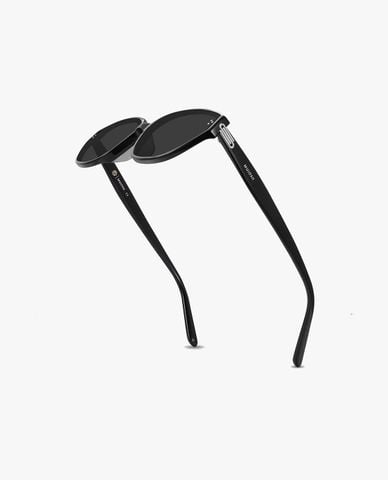  MUJOSH - Kính mát unisex gọng oval cá tính 