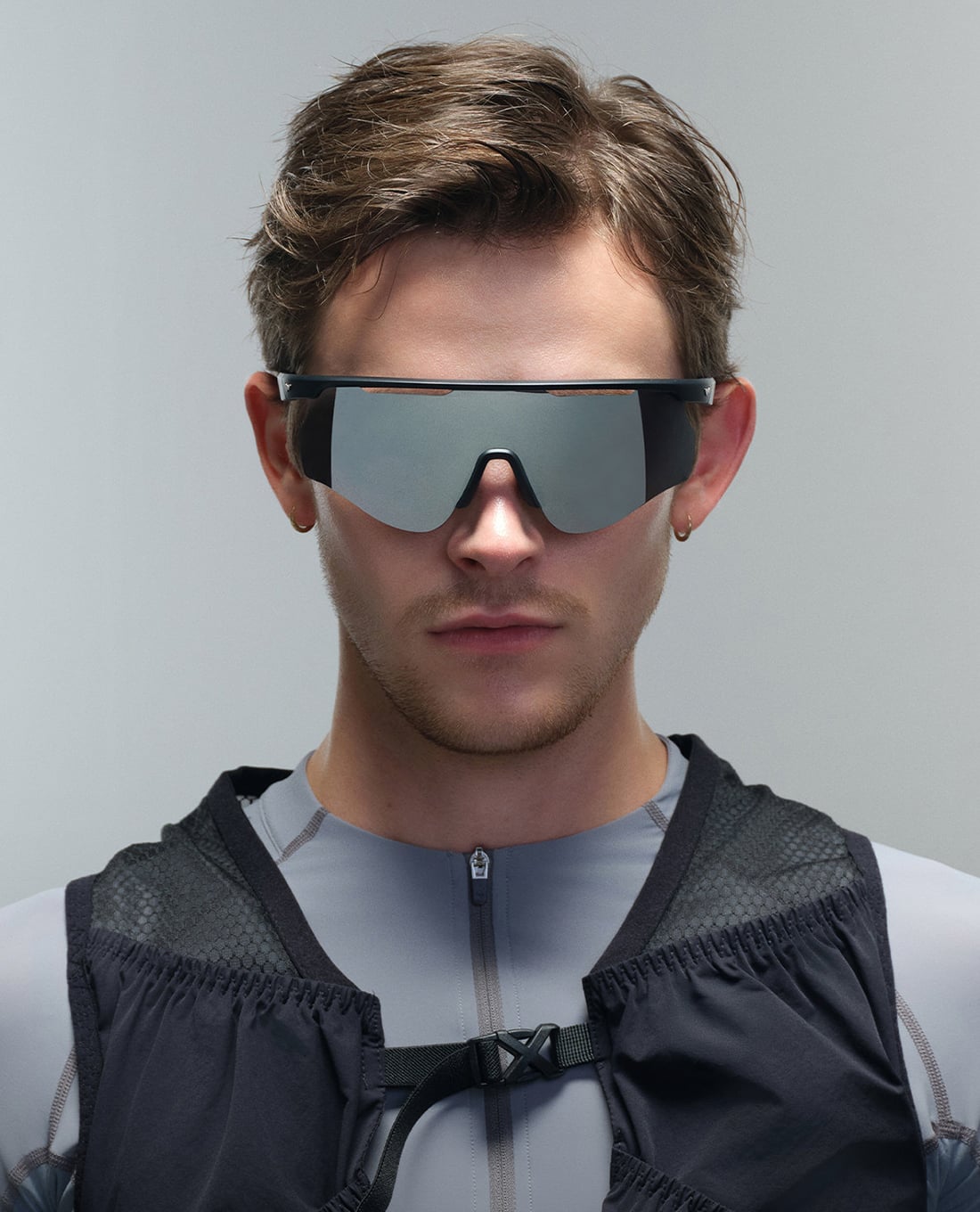 MUJOSH - Kính mát unisex gọng chữ nhật Wake Up