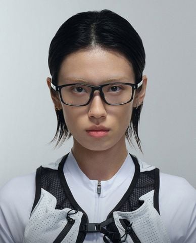  MUJOSH - Gọng kính chữ nhật unisex bản mảnh 