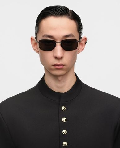  MUJOSH - Kính mát nam gọng chữ nhật bản mảnh 