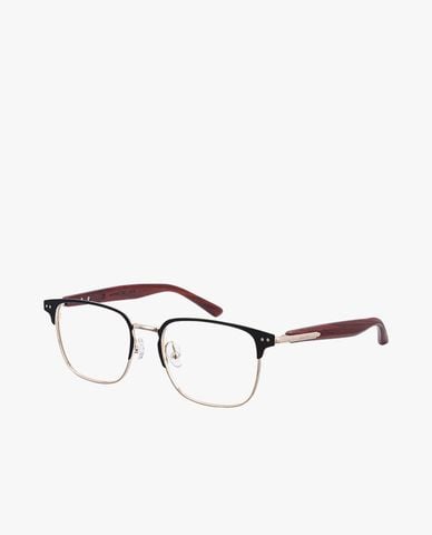  MUJOSH - Gọng kính vuông unisex nửa viền cổ điển 