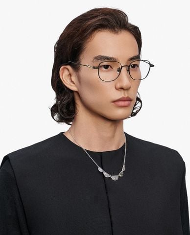  MUJOSH - Gọng kính vuông unisex bản vừa 