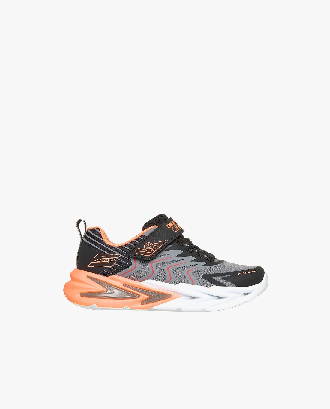 SKECHERS - Giày sneakers bé trai cổ thấp S Lights Flex Glow Ultra