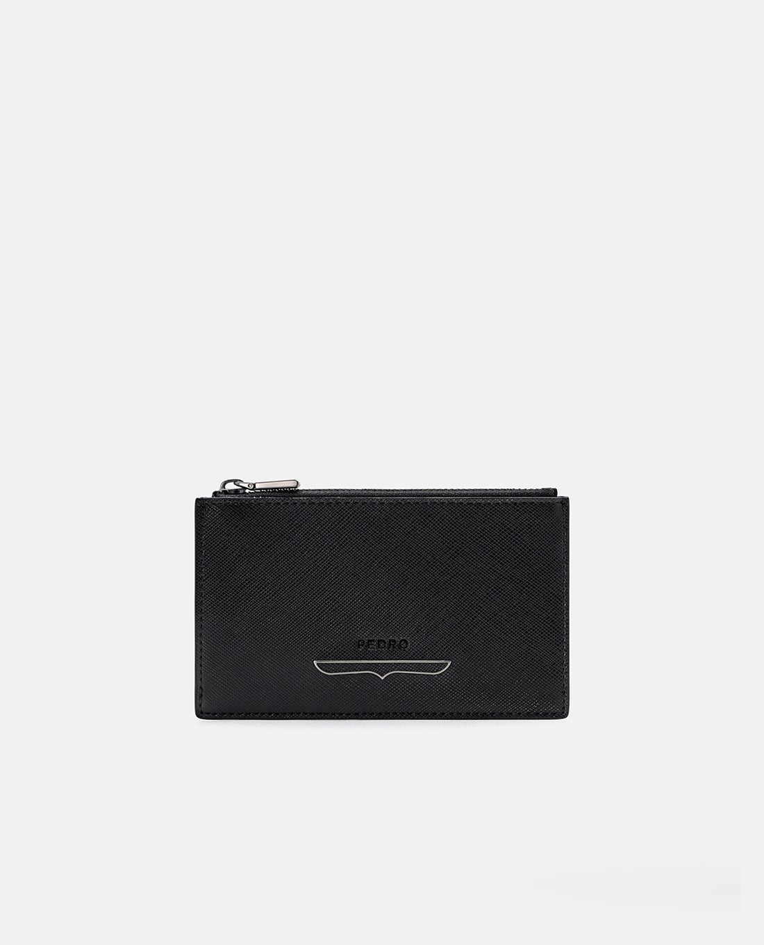 PEDRO - Ví đựng thẻ nam phom chữ nhật Saffiano Leather