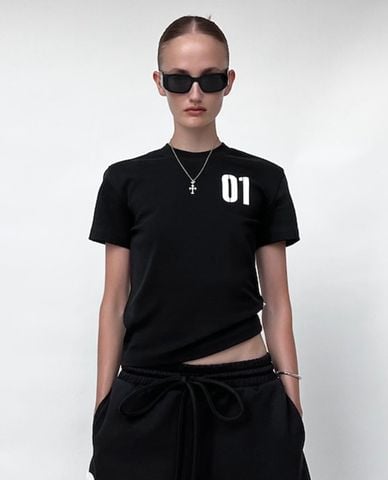  STRESSMAMA - Áo thun unisex cổ tròn tay ngắn in số 