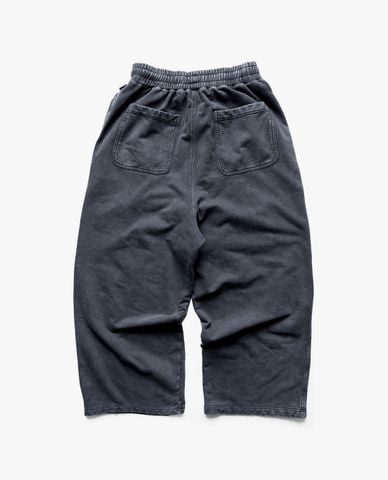  STRESSMAMA - Quần unisex ống rộng lưng thun MMF 