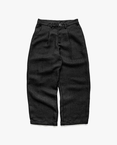  STRESSMAMA - Quần unisex ống rộng SS25 Tweed 