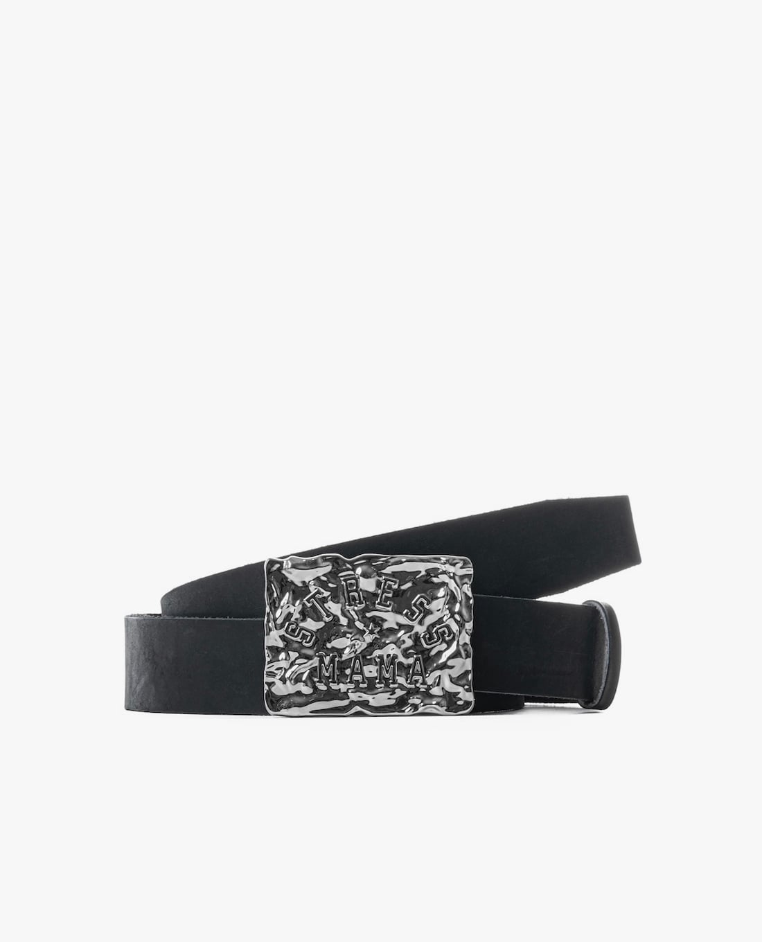 STRESSMAMA - Thắt lưng unisex bản vừa khắc logo