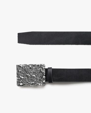  STRESSMAMA - Thắt lưng unisex bản vừa khắc logo 