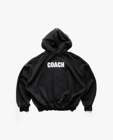  STRESSMAMA - Áo khoác phối mũ unisex in logo 