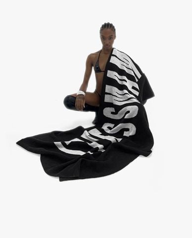  STRESSMAMA - Khăn choàng unisex chữ nhật in logo 