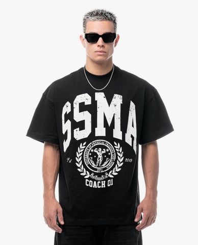  STRESSMAMA - Áo thun unisex cổ tròn tay ngắn PT University 