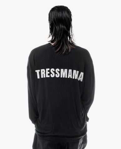  STRESSMAMA - Áo thun unisex cổ tròn tay dài Hôtel Mama 