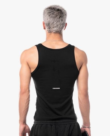  STRESSMAMA - Áo ba lỗ unisex phom ôm Mamafia 