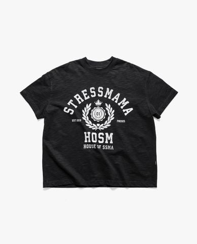  STRESSMAMA - Áo thun unisex cổ tròn tay ngắn HOSM 