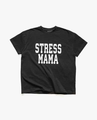  STRESSMAMA - Áo thun unisex cổ tròn tay ngắn SSMA Basic 