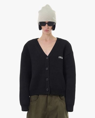  STRESSMAMA - Áo khoác cardigan unisex cổ V tay dài HOSM 