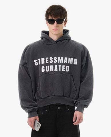  STRESSMAMA - Áo hoodie unisex tay dài Curated 
