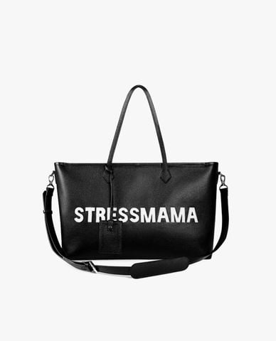  STRESSMAMA - Túi tote unisex phom chữ nhật Signature Leather 