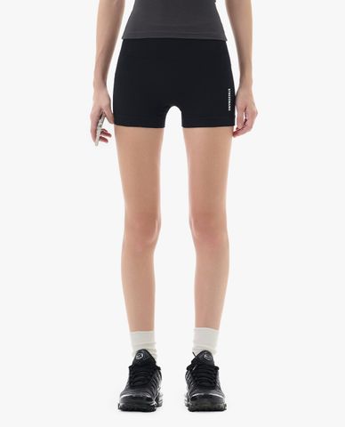  STRESSMAMA - Quần short biker nữ phom ôm in logo 
