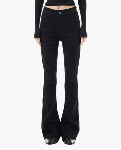  STRESSMAMA - Quần jeans nữ ống loe thời trang 