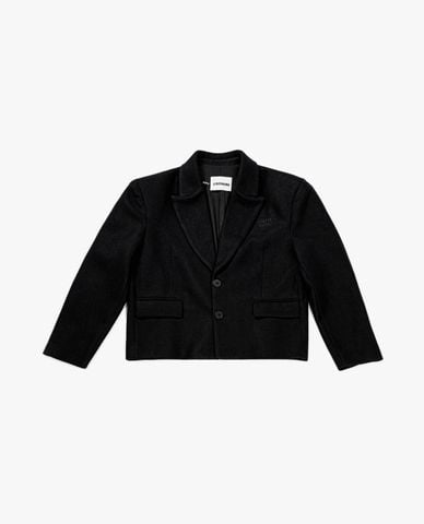  STRESSMAMA - Áo khoác blazer unisex cổ V phom rộng 