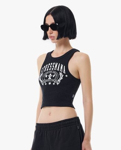  STRESSMAMA - Áo ba lỗ nữ phom croptop SSMA Sports 