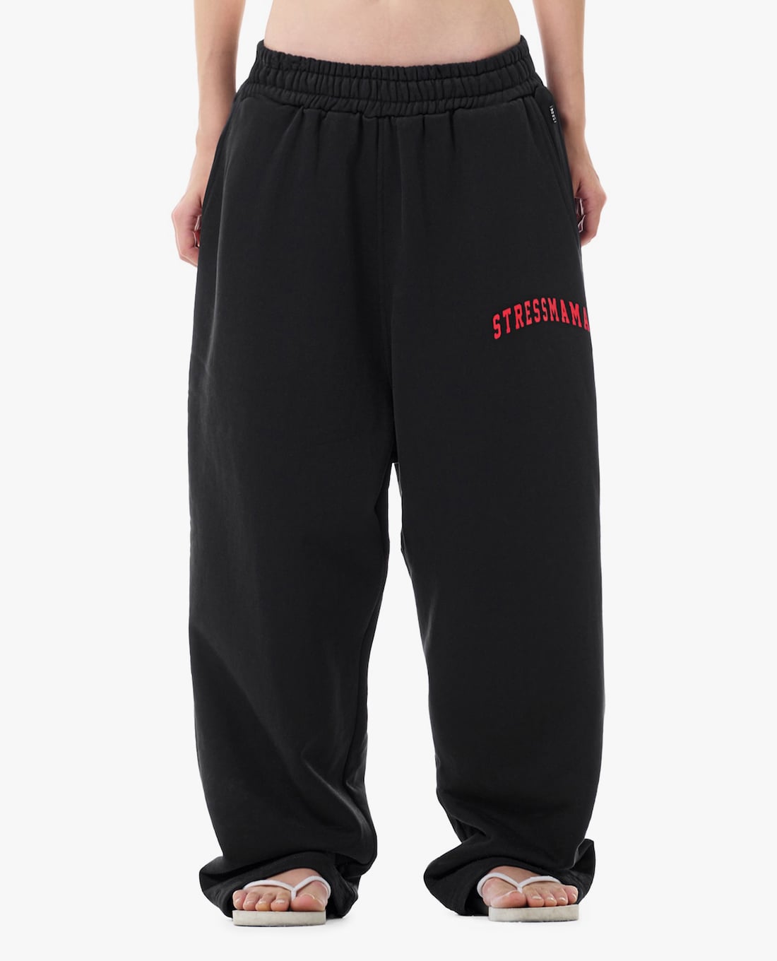 STRESSMAMA - Quần dài unisex thể thao ống rộng SSMA