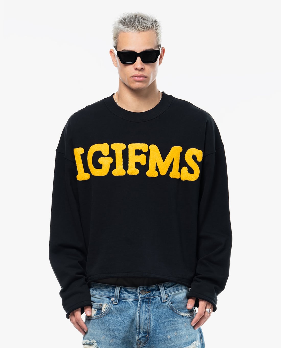 STRESSMAMA - Áo thun unisex cổ tròn tay dài SSMA IGIFMS