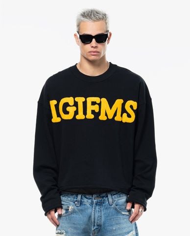  STRESSMAMA - Áo thun unisex cổ tròn tay dài SSMA IGIFMS 