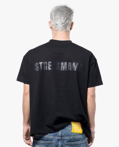  STRESSMAMA - Áo thun unisex cổ tròn tay ngắn Glitter 