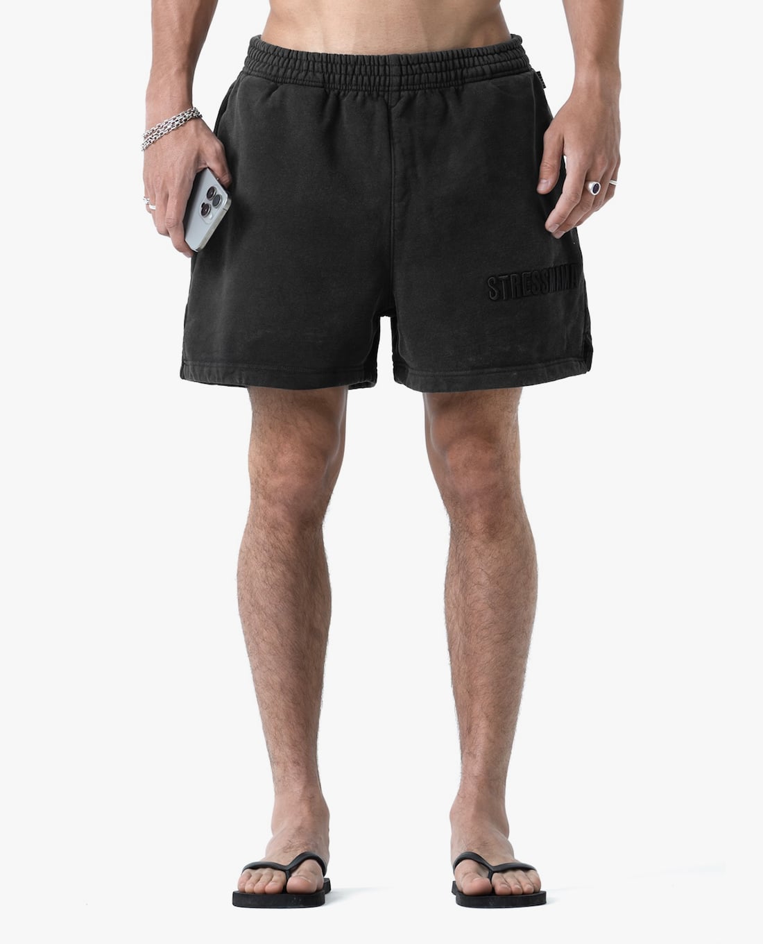 STRESSMAMA - Quần short unisex ống rộng SSMA