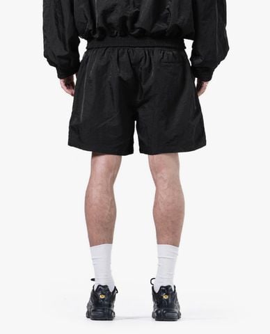  STRESSMAMA - Quần short unisex ống rộng thêu logo Coach 