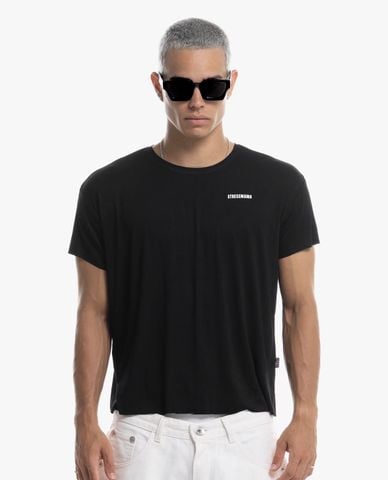  STRESSMAMA - Áo thun unisex cổ tròn tay ngắn Hôtel Mama Logo 