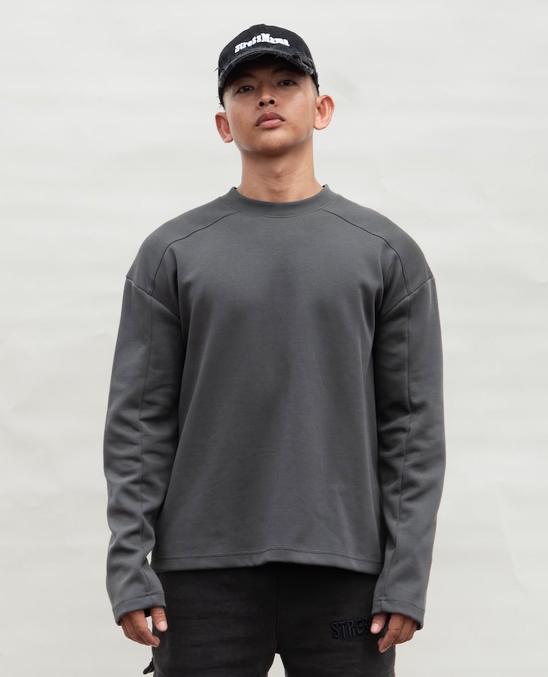 STRESSMAMA - Áo thun unisex cổ tròn tay dài Coach V2