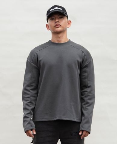  STRESSMAMA - Áo thun unisex cổ tròn tay dài Coach V2 