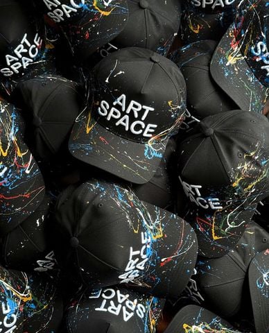  STRESSMAMA - Nón bóng chày unisex thêu chữ Art Space 