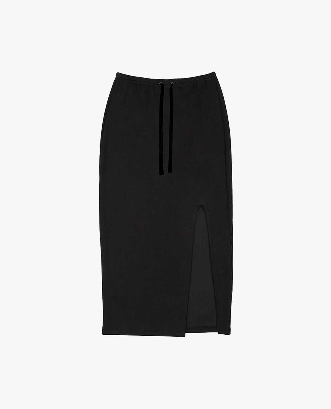 KANGOL - Chân váy phom suông midi xẻ tà