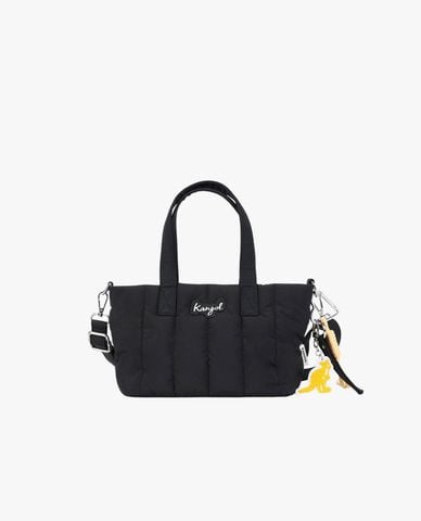  KANGOL - Túi đeo chéo nữ chần bông phối charm 