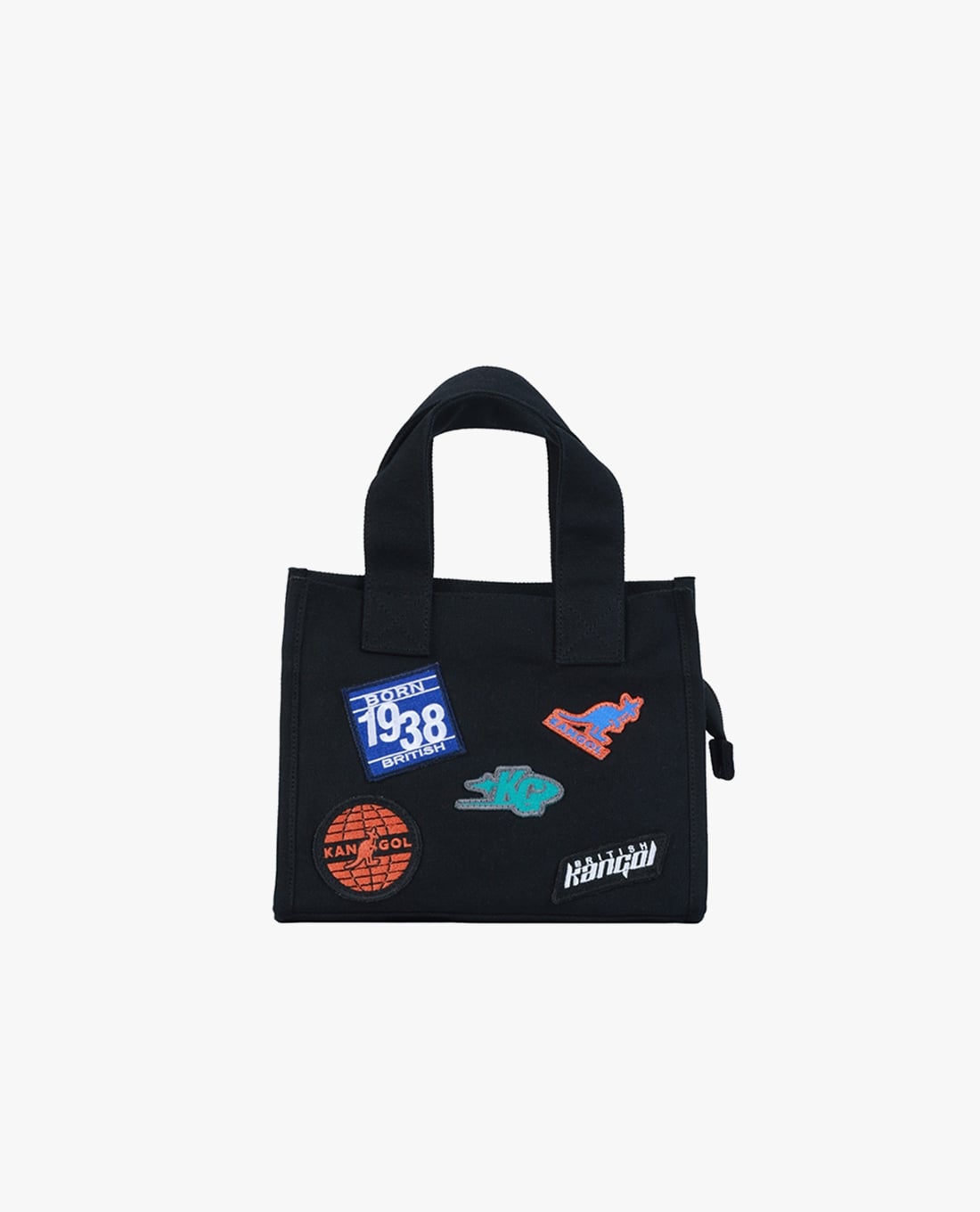 KANGOL - Túi tote unisex phom chữ nhật phối patch