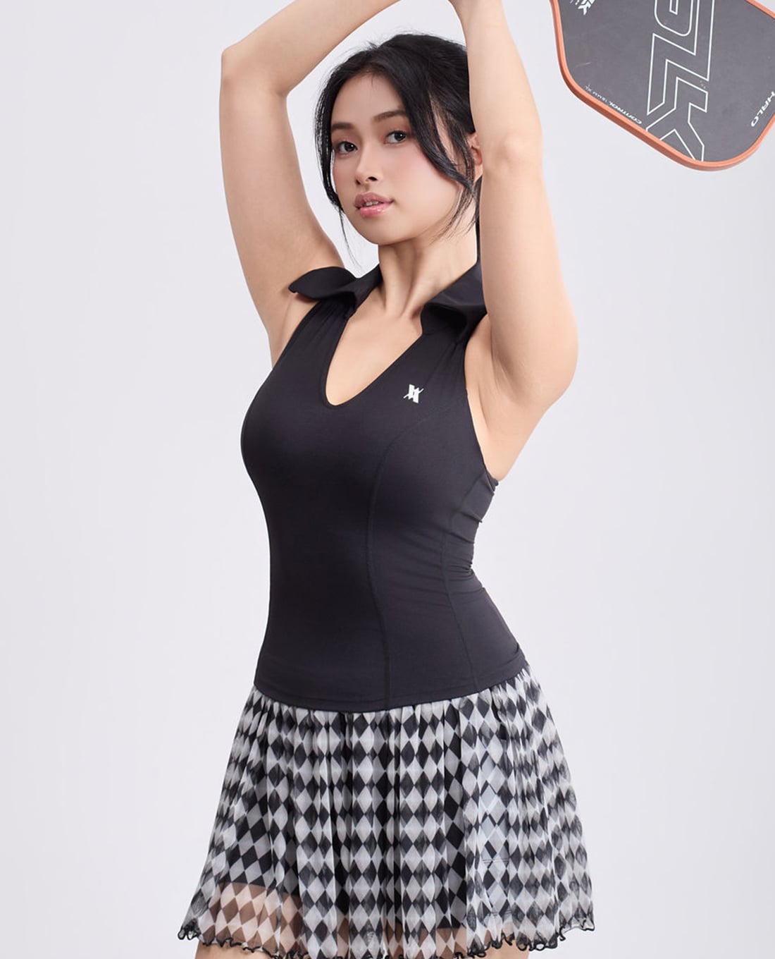 AZURA - Áo ba lỗ thể thao nữ cổ V Elora