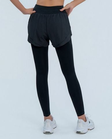  AZURA - Quần leggings thể thao nữ phối short 
