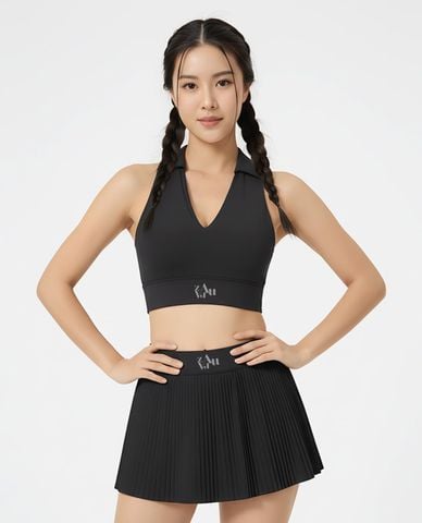  AZURA - Set đồ tập tennis pickleball nữ cổ V Aura 